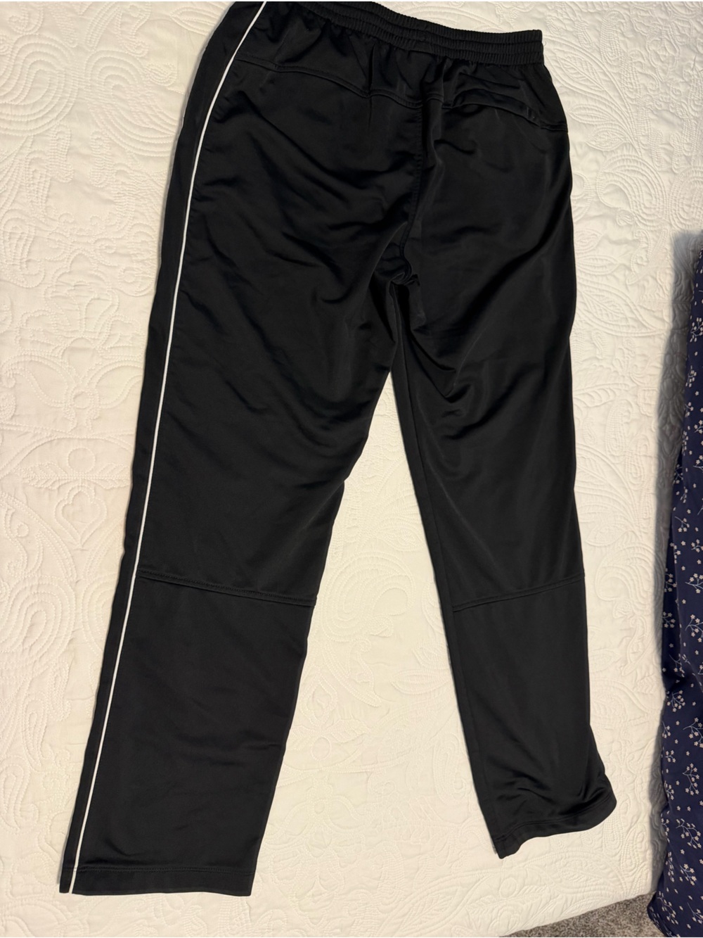 Nike Black Joggers with White Trim
